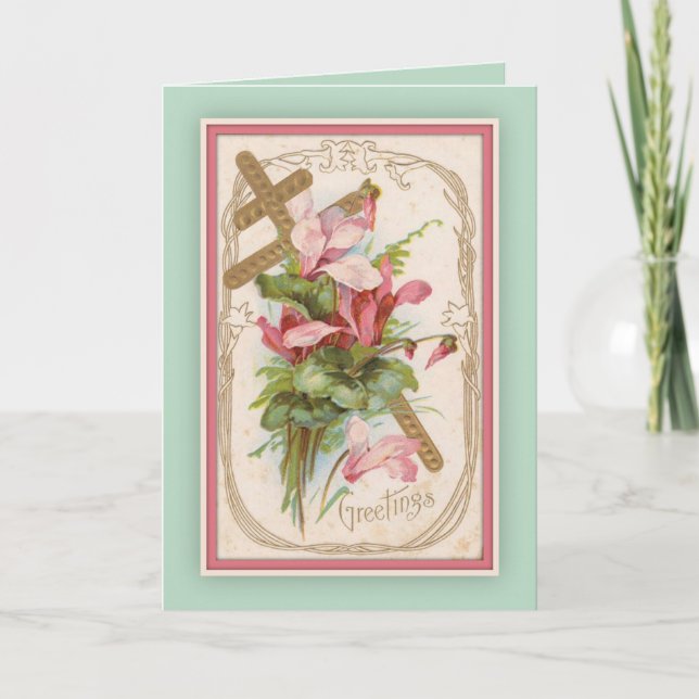 Cartes Pour Fêtes Annuelles Pascha catholique byzantine (Devant)