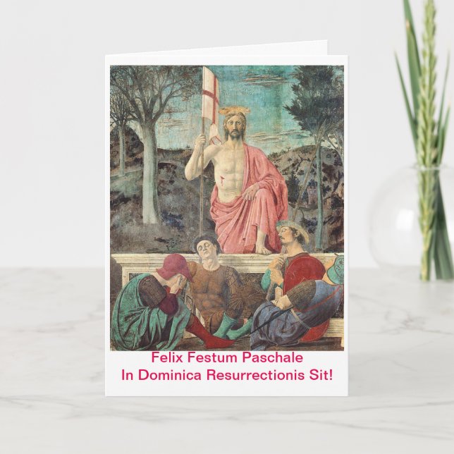 Cartes Pour Fêtes Annuelles Paschalis Scida en Dominique Resurrectionis (Devant)