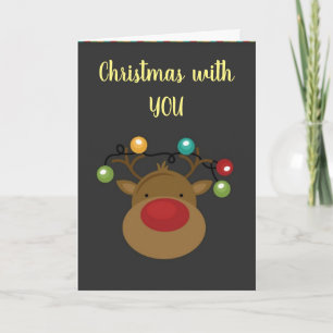 CARTES POUR FÊTES ANNUELLES PASSER NOËL AVEC *VOUS* ME RENDRE JEUNE