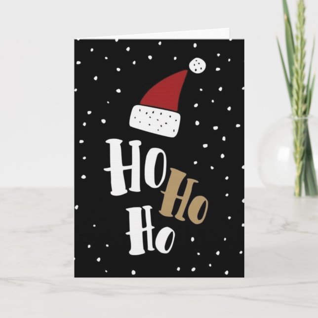 CARTES POUR FÊTES ANNUELLES PASSER NOËL AVEC *VOUS* ME RENDRE JEUNE (Devant)