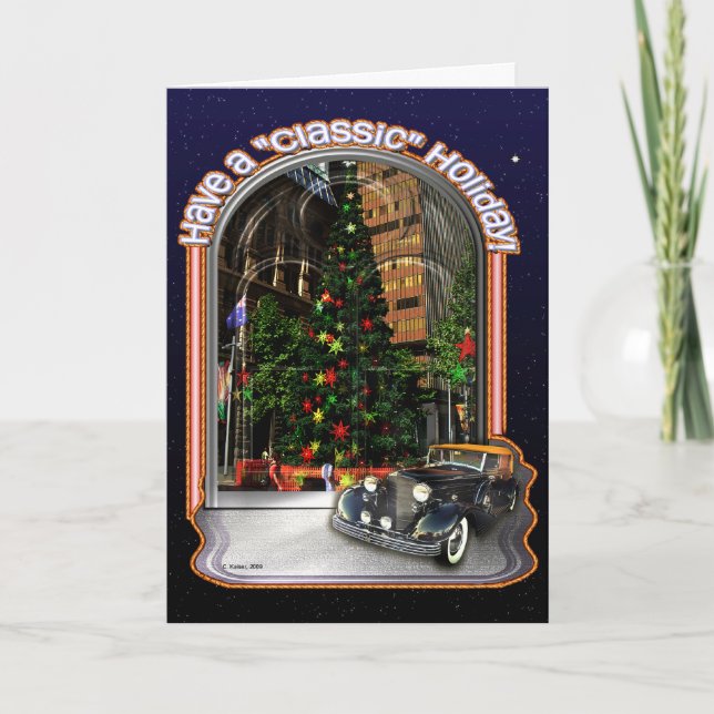 CARTES POUR FÊTES ANNUELLES PASSEZ DES VACANCES "CLASSIQUES" ! (Devant)