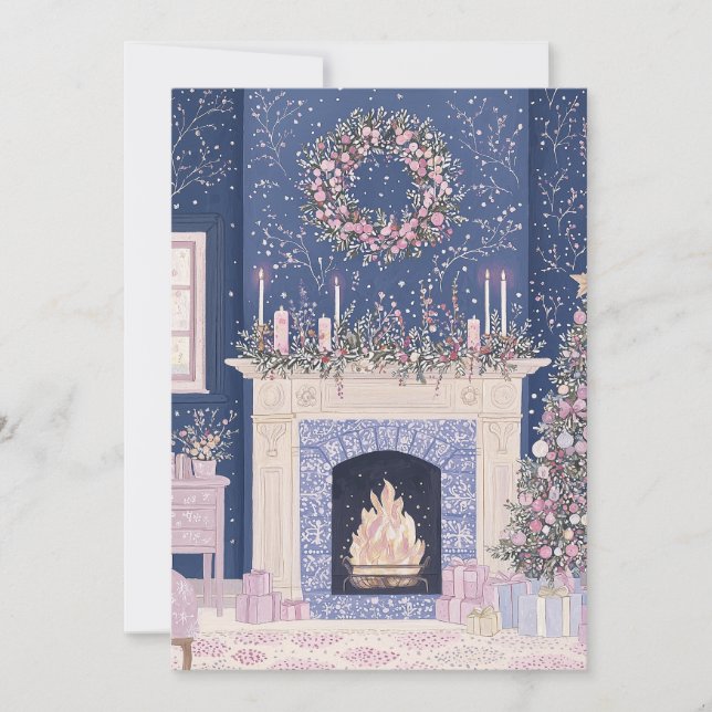 Cartes Pour Fêtes Annuelles Pastel Christmas Card (Devant)