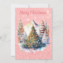 Pastel Festive Christmas Card