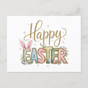 Cartes Pour Fêtes Annuelles Pastel Happy Pâques