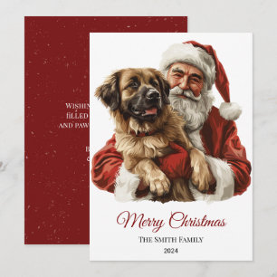 Cartes Pour Fêtes Annuelles Pasteur anatolien Noël du Père Noël