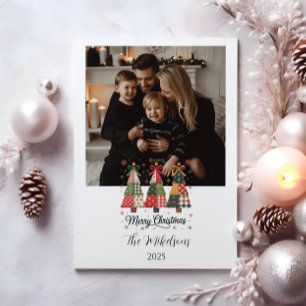 Cartes Pour Fêtes Annuelles Patchwork de Noël en photo