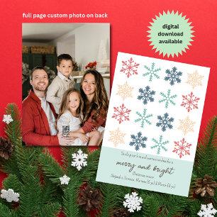 Cartes Pour Fêtes Annuelles Pâtes de motoneige minimaliste Coupe de neige Phot