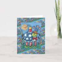 PATRIOTIQUE ONCLE SAM TURTLE, FUNNY FIRECRACKER MÊ
