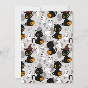 Cartes Pour Fêtes Annuelles Patrouilles éffrayantes du Citrouille fantôme