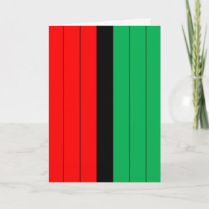 Cartes Pour Fêtes Annuelles Patterns de Kwanzaa Colors