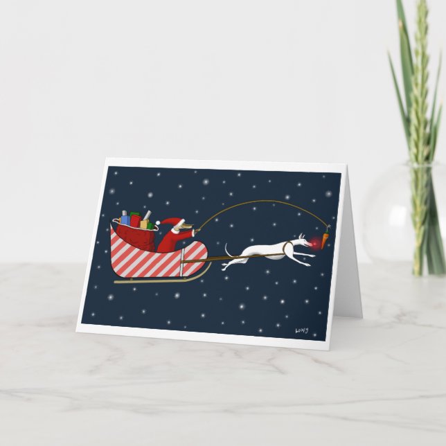 Cartes Pour Fêtes Annuelles Pattes de Père Noël et Roo-Dy (Devant)