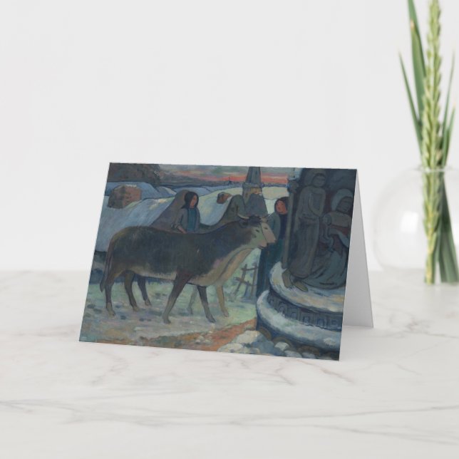 Cartes Pour Fêtes Annuelles Paul Gauguin - Noël (Devant)