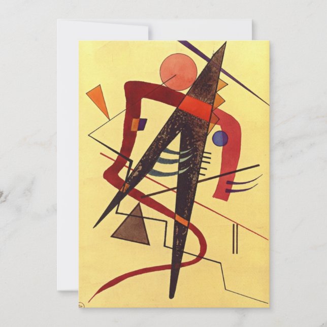 Cartes Pour Fêtes Annuelles Paul Klee Art : Chaleureux, célèbre peinture abstr (Devant)