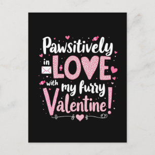 Cartes Pour Fêtes Annuelles Pawsitivement En Amour Avec Ma Furry Valentine