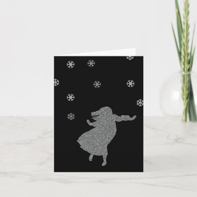 Cartes Pour Fêtes Annuelles Pays de Snow (Devant)