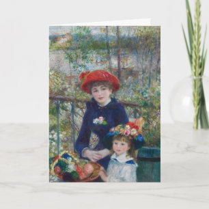 Cartes Pour Fêtes Annuelles Paysage de jardin des sœurs Renoir Cottagecore