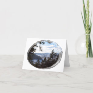 Cartes Pour Fêtes Annuelles Paysage de Milou d'hiver