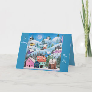 Cartes Pour Fêtes Annuelles Paysage hivernal