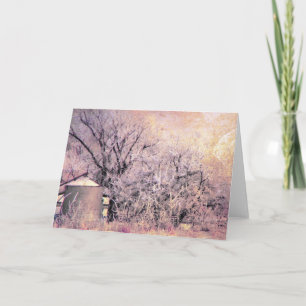 Cartes Pour Fêtes Annuelles Paysage hivernal gelé