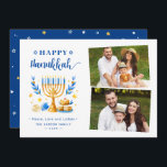 Cartes Pour Fêtes Annuelles Peace Love et Latkes Happy Hanoukka 2 Photo<br><div class="desc">Envoyez vos souhaits avec ce Carte photo de vacances qui dispose d'un Script Hanoukka étonnant et Symboles de Fêtes Juifs pour mettre en évidence votre message de bienvenue.</div>
