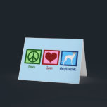 Cartes Pour Fêtes Annuelles Peace Love Greyhounds<br><div class="desc">J'adore les chiens de lévriers,  ils sont si mignons. Carte amusante pour un Noël grisâtre.</div>