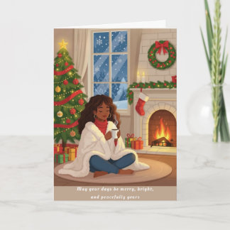 Cartes Pour Fêtes Annuelles Peaceful Holidays Christmas Card