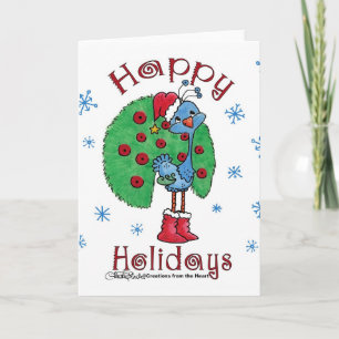 Cartes Pour Fêtes Annuelles Peacock