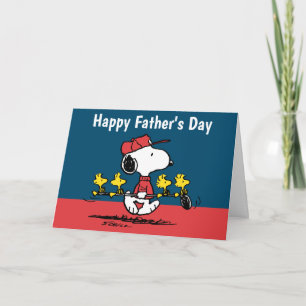 Cartes Pour Fêtes Annuelles Peanuts   Joyeuse Fête des Pères Golf
