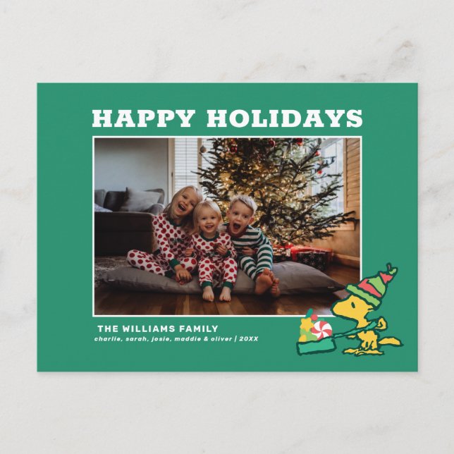 Cartes Pour Fêtes Annuelles Peanuts | Plus on est de fous, plus on rit (Devant)