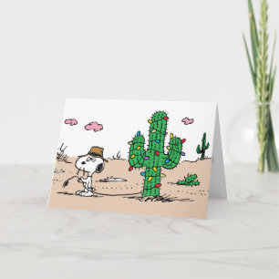 Cartes Pour Fêtes Annuelles Peanuts   Spike décore pour les fêtes
