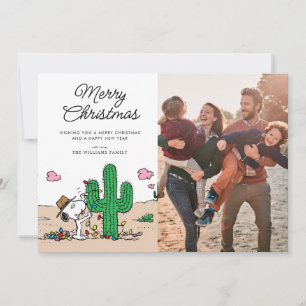 Cartes Pour Fêtes Annuelles Peanuts   Spike décore pour Noël