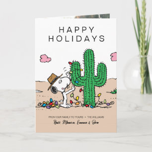 Cartes Pour Fêtes Annuelles Peanuts Spike décore pour Noël
