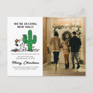 Cartes Pour Fêtes Annuelles Peanuts   Spike décore pour Noël