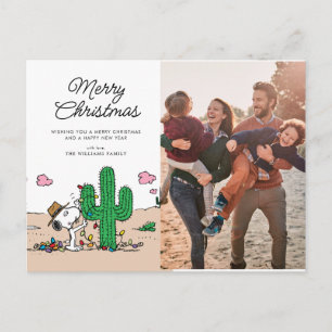 Cartes Pour Fêtes Annuelles Peanuts   Spike décore pour Noël