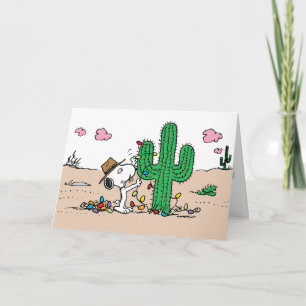 Cartes Pour Fêtes Annuelles Peanuts   Spike décore pour Noël