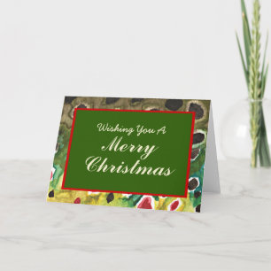 Cartes Pour Fêtes Annuelles Peau de la truite Brown Pêche Noël