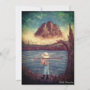 Cartes Pour Fêtes Annuelles Pêche des garçons