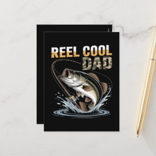 Cartes Pour Fêtes Annuelles Pêche Drôle Fête des Pères Pêcheur Amateurs de Poi