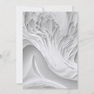 Cartes Pour Fêtes Annuelles Peigne blanche