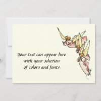 Peinture à l'aquarelle rose Saint-Anges