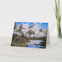 Peinture à l'huile de solitude d'été par David