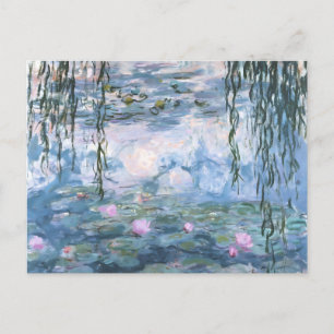 Cartes Pour Fêtes Annuelles Peinture de Claude Monet Impressionniste de Nymphé