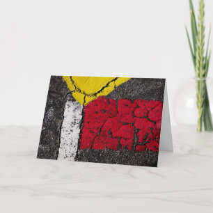 Cartes Pour Fêtes Annuelles Peinture de sol artistique - Cool - Unique