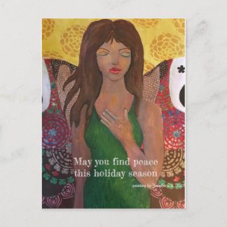 Cartes Pour Fêtes Annuelles Peinture de vacances pour la paix