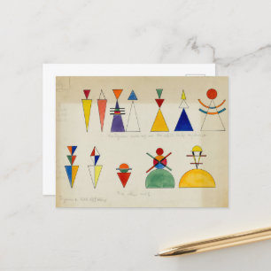 Cartes Pour Fêtes Annuelles Peinture Figurines par Wassily Kandinsky