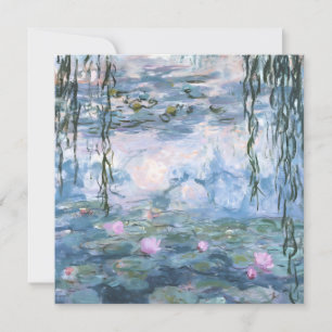 Cartes Pour Fêtes Annuelles Peinture impressionniste de Claude Monet sur les n