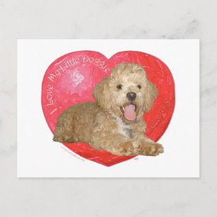 Cartes Pour Fêtes Annuelles Pekingese / Poodle Mix Valentine's Day