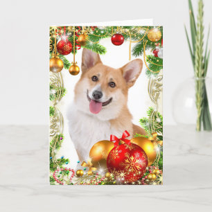 Cartes Pour Fêtes Annuelles Pembroke Welsh Corgi Noël