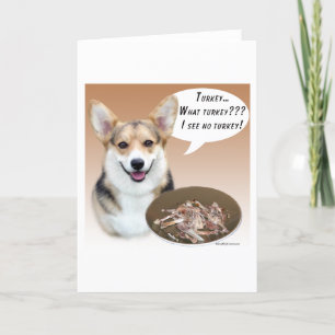 Cartes Pour Fêtes Annuelles Pembroke Welsh Corgi Turquie