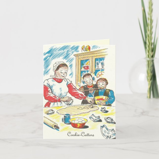 Cartes Pour Fêtes Annuelles Pennsylvanie Hollandaise Moravian Cookies Sucre Gâ (Devant)